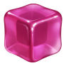 Violettes Quadrat-Gelee